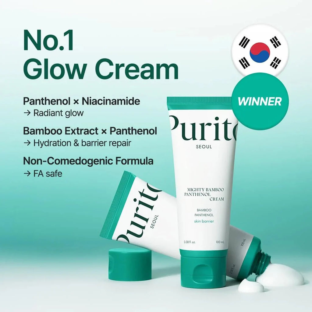 PURITO Mighty Bamboo Panthenol Cream (100ml)