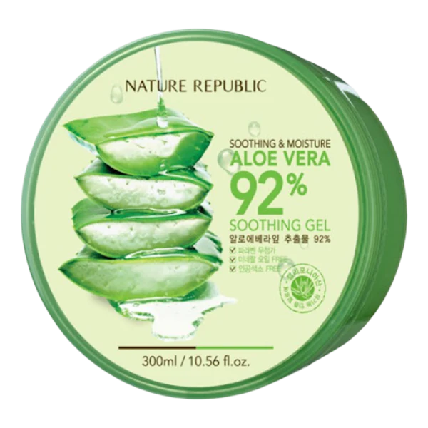 NATURE REPUBLIC Aloe Vera 92% Soothing Gel Tub (300ml)