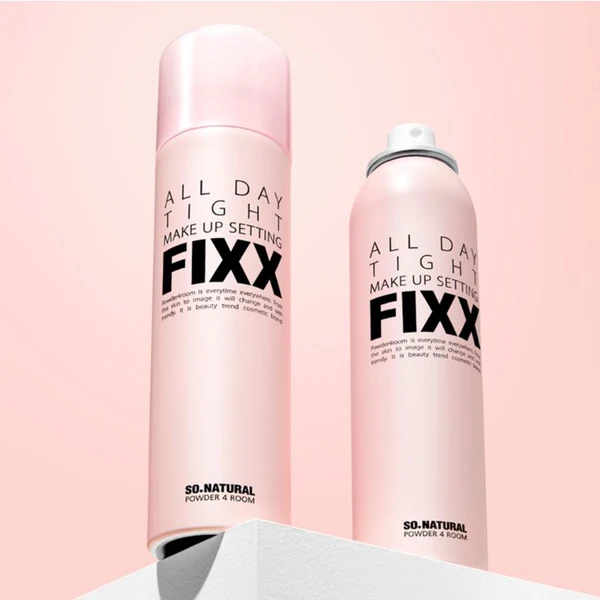 So Natural FIXX All Day Tight Makeup Setting Spray 75ml x3