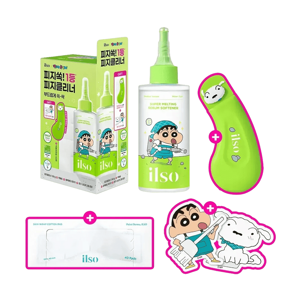 ilso Shinchan Special Edition (Clean Master + Softener + Cotton Pad)
