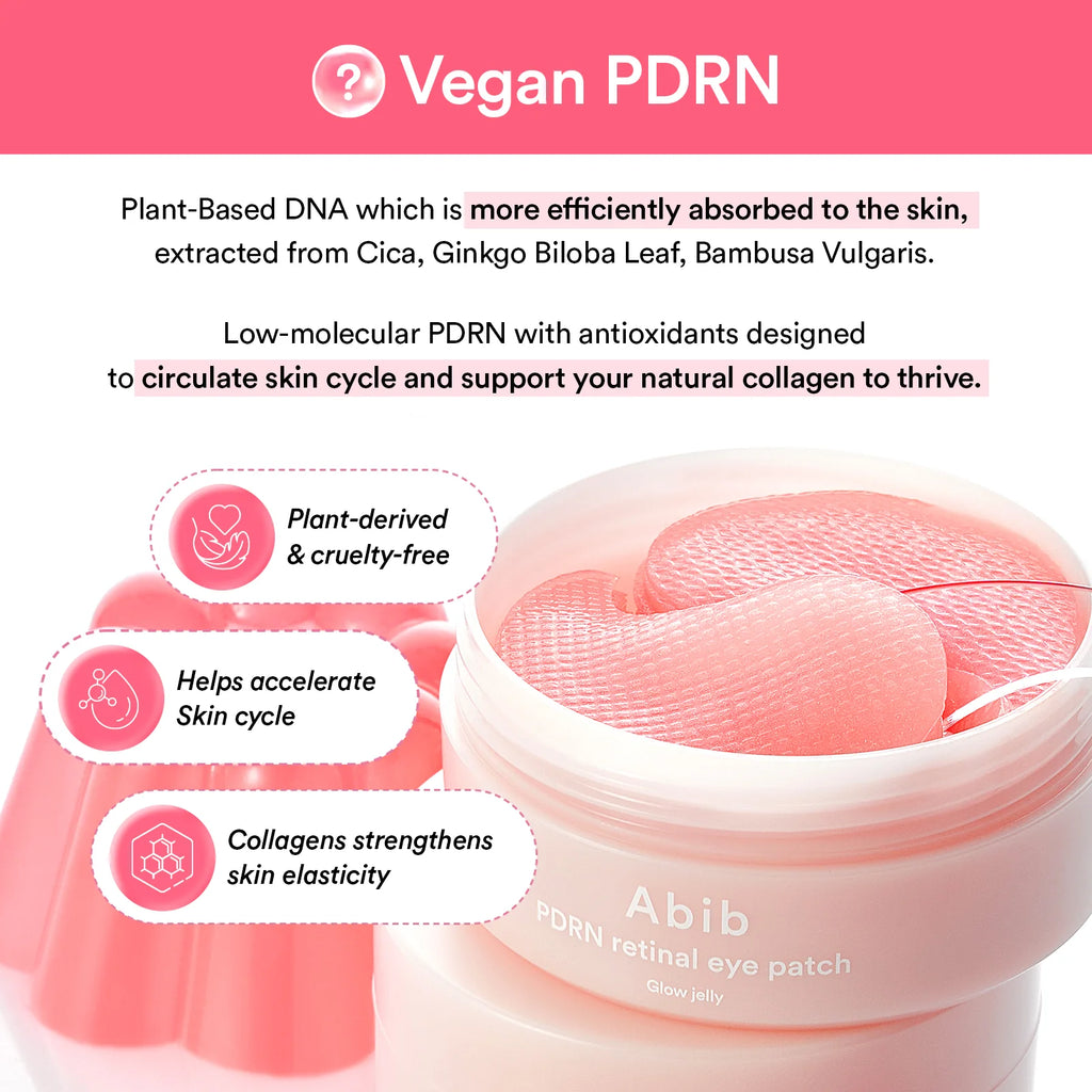 Abib PDRN retinal eye patch Glow jelly (84g)