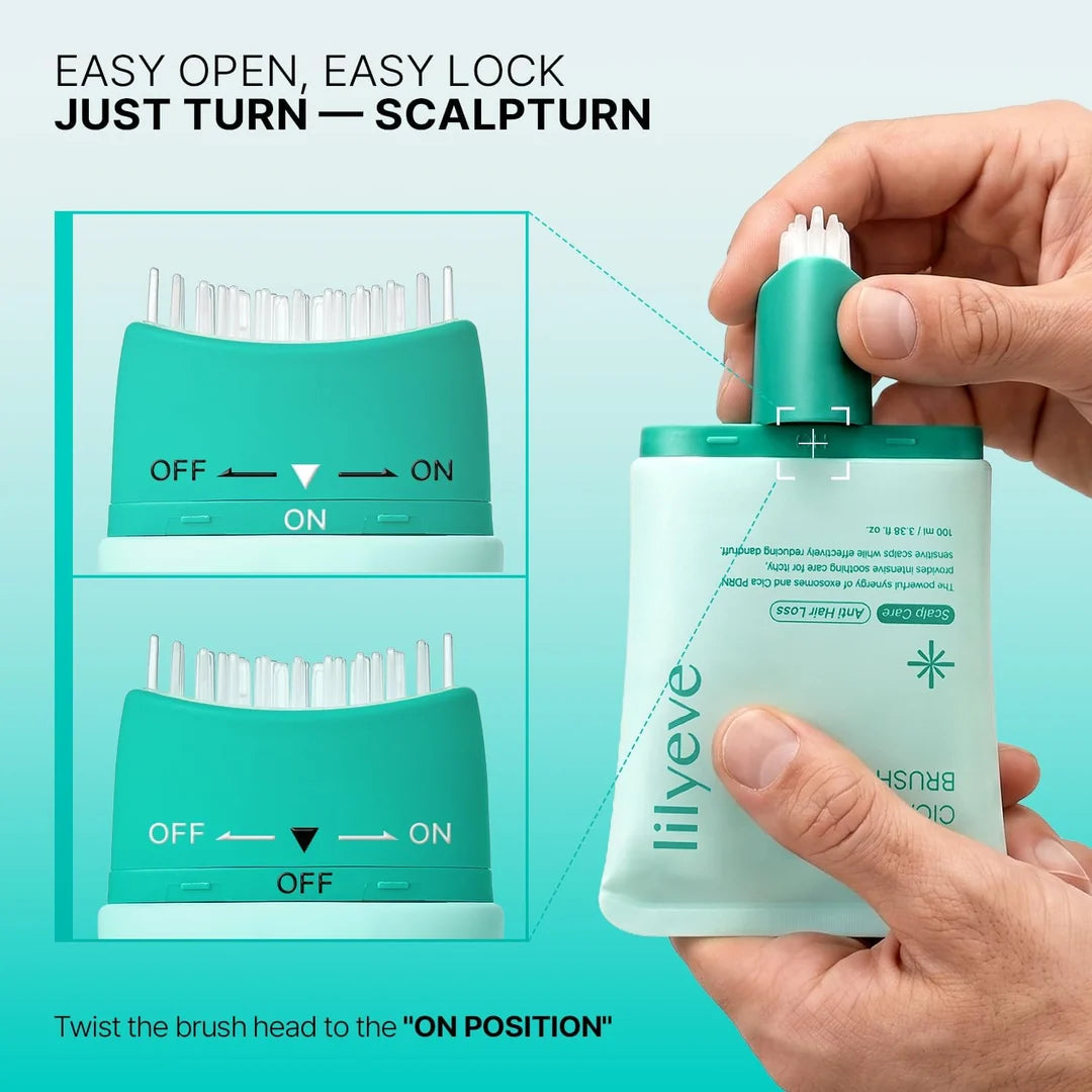 Lilyeve Scalp:Turn Cica PDRN Brush Ampoule (100ml)
