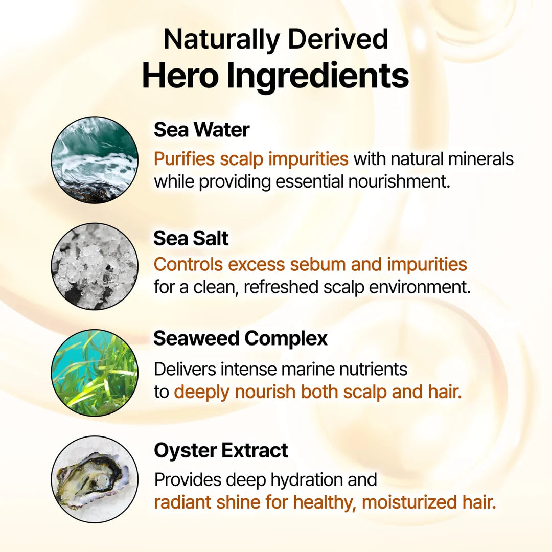 GROWUS Sea Salt Therapy Shampoo (500ml)