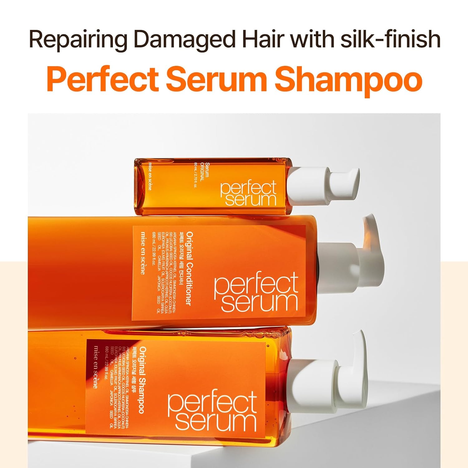 Mise en Scene Perfect Serum Super Rich Shampoo 680ml — Korean beauty product, available at SEYUNE