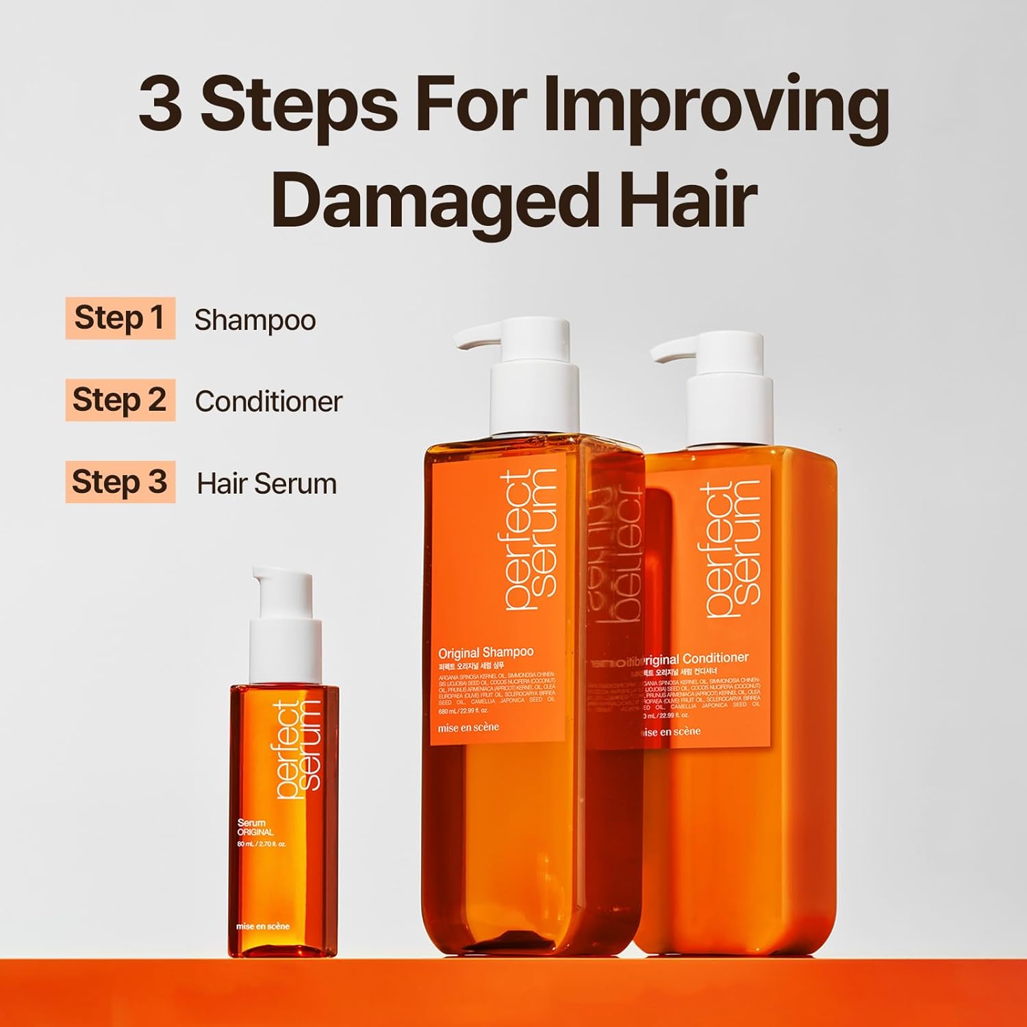 Mise en Scene Perfect Serum Super Rich Shampoo 680ml — Korean beauty product, available at SEYUNE