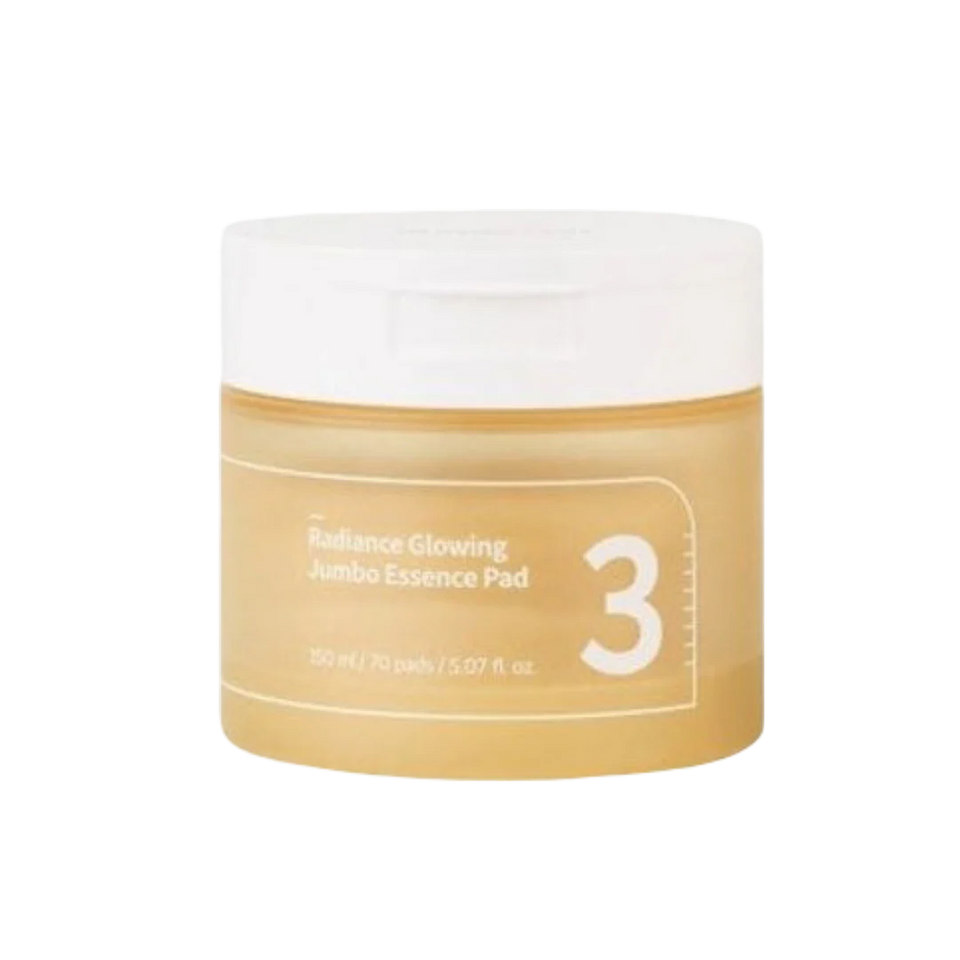 numbuzin No.3 Radiance Glowing Jumbo Essence Pad (70 PCs)