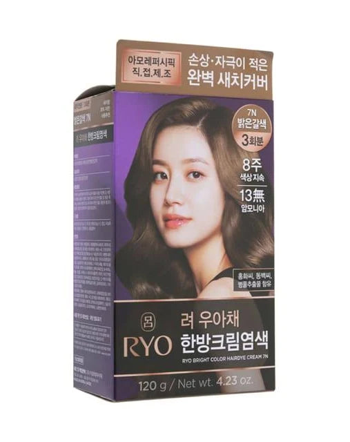 Ryo Bright Color Hairdye Cream (120g)