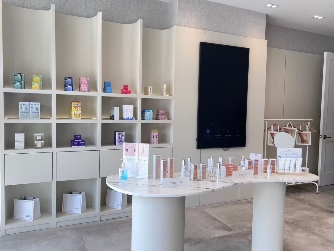 SEYUNE Beauty Counter inside THE CLINICA North York.