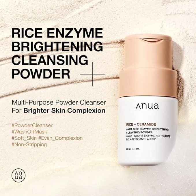 ANUA Rice Enzyme Brightening Cleansing Powder
