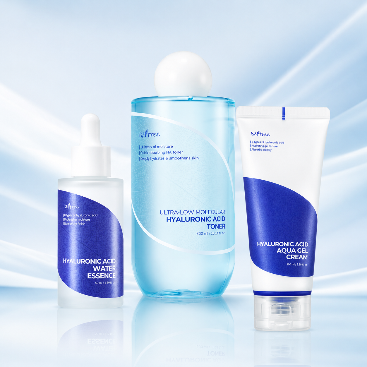 ISNTREE Hyaluronic Acid Hydration 3-pieces Full Size Set