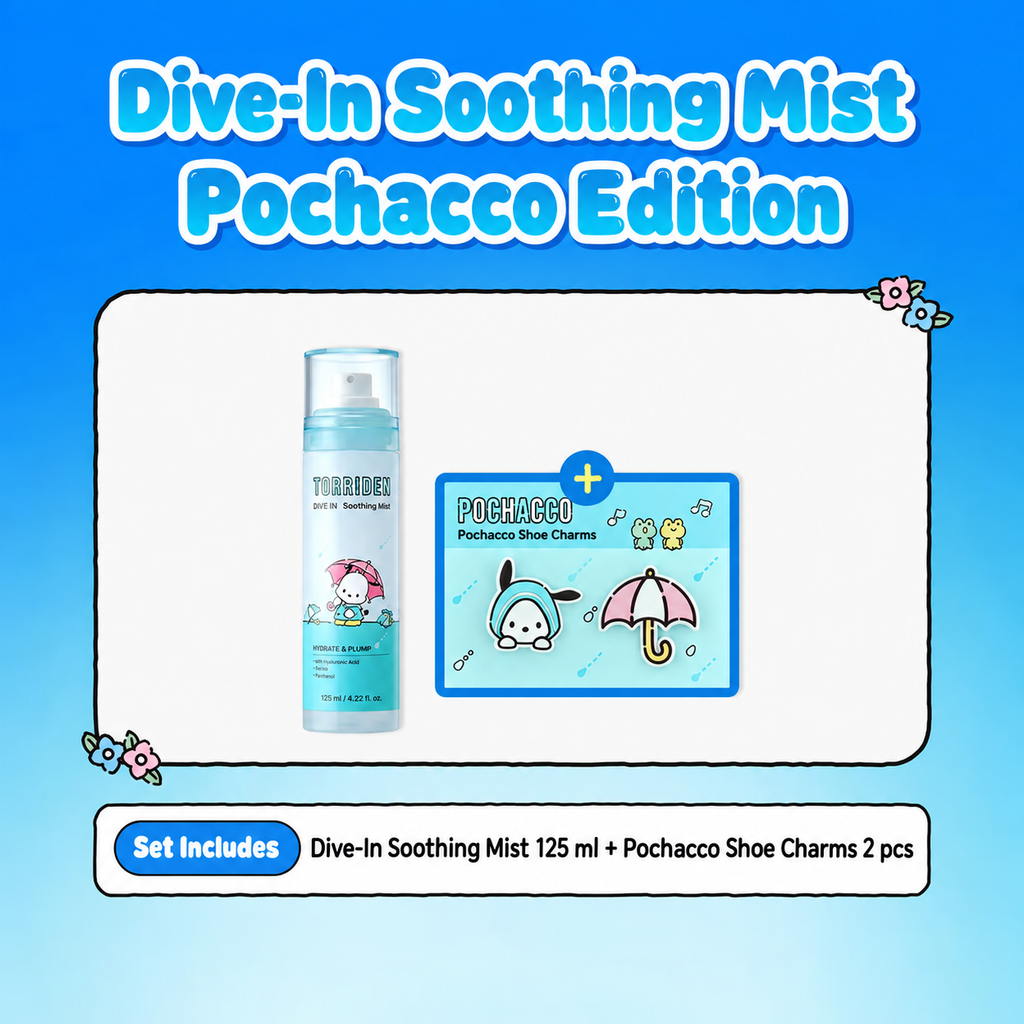 [Pochacco Special Set] Torriden Dive-In Low Molecular Hyaluronic Acid Soothing Mist 125ml