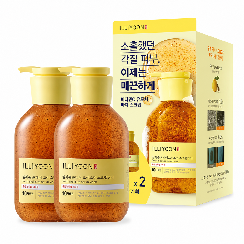 Illiyoon Fresh Moisture Scrub Body Wash (500ml)