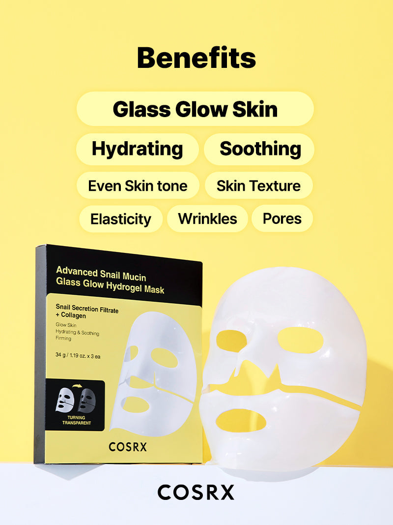 COSRX Advanced Snail Mucin Glass Glow Hydrogel Mask (3)