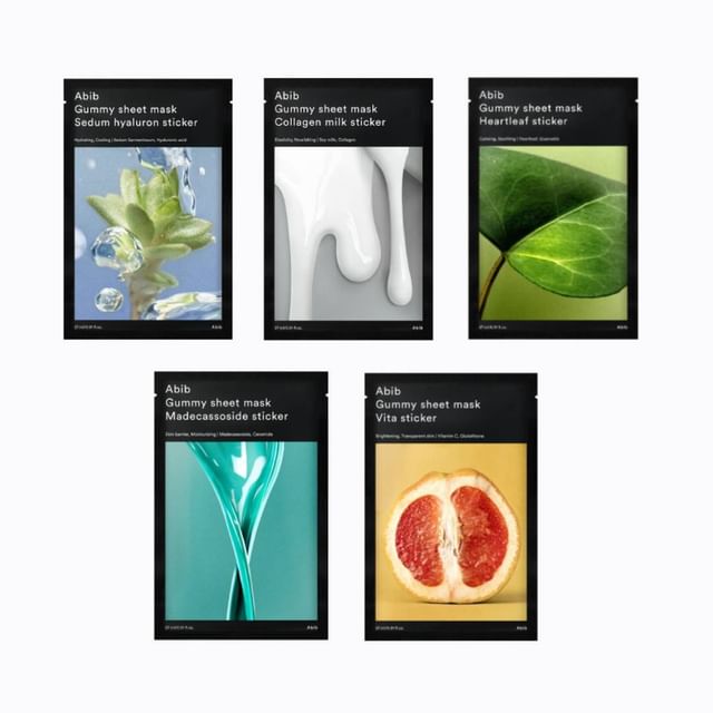 Abib Gummy Sheet Mask Collagen Milk Sticker 10pcs — Korean beauty product, available at SEYUNE