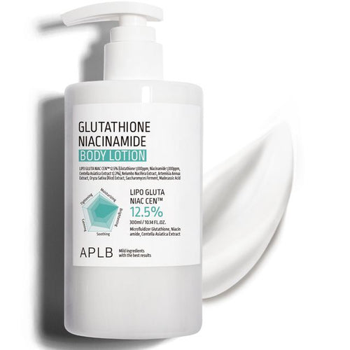 APLB Glutathione Niacinamide Body Lotion 300ml — Korean beauty product, available at SEYUNE