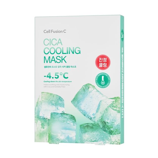 Cell Fusion C Cica Cooling Mask 5pcs — Korean beauty product, available at SEYUNE