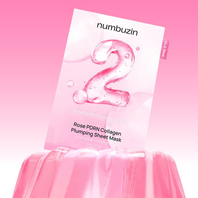 Numbuzin #2 PDRN Collagen Plumping Sheet Mask 5pcs — Korean beauty product, available at SEYUNE