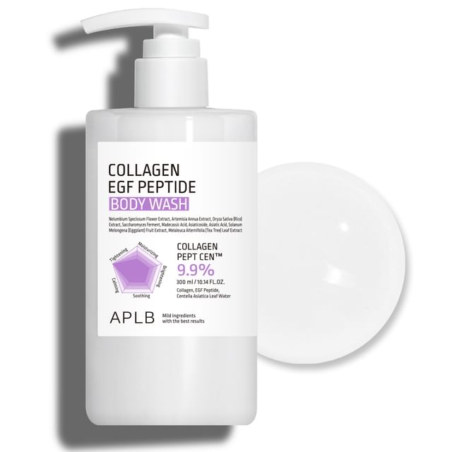 APLB Collagen EGF Peptide Body Wash 300ml — Korean beauty product, available at SEYUNE
