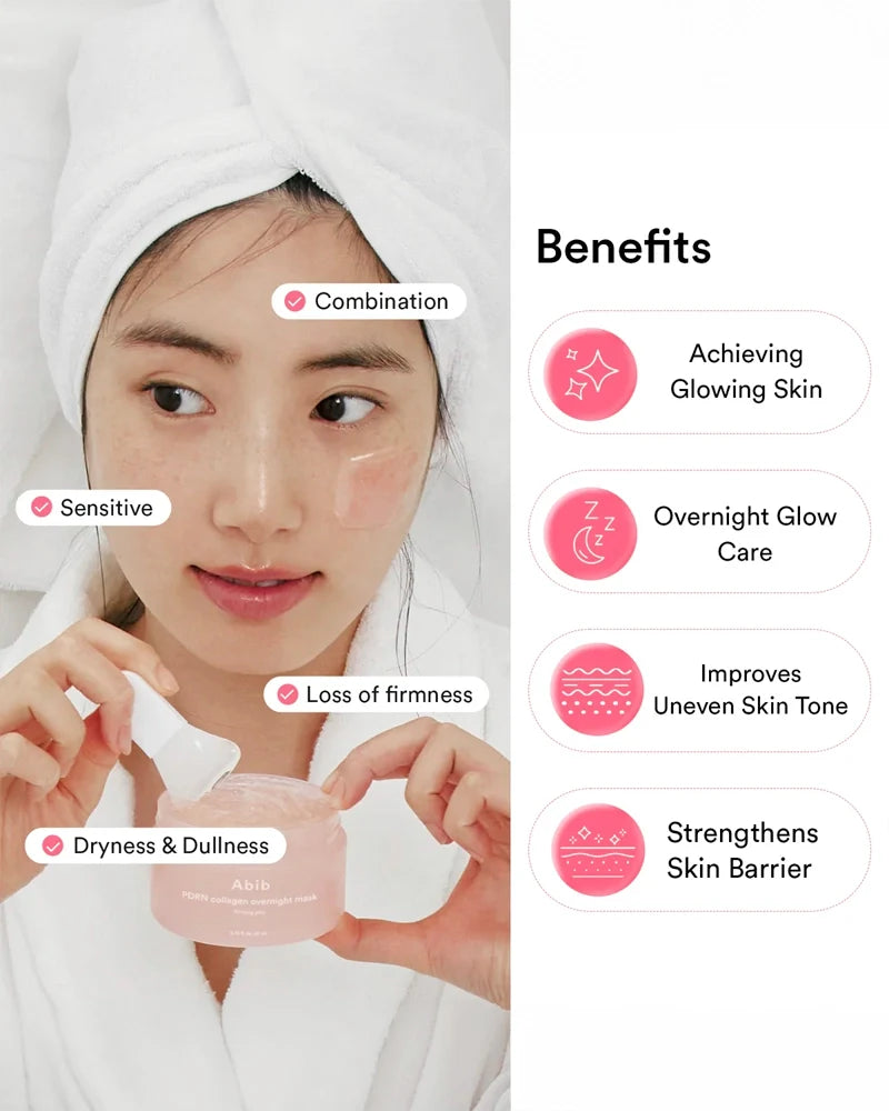 ABIB PDRN Collagen Overnight Mask Firming Jelly 80ml