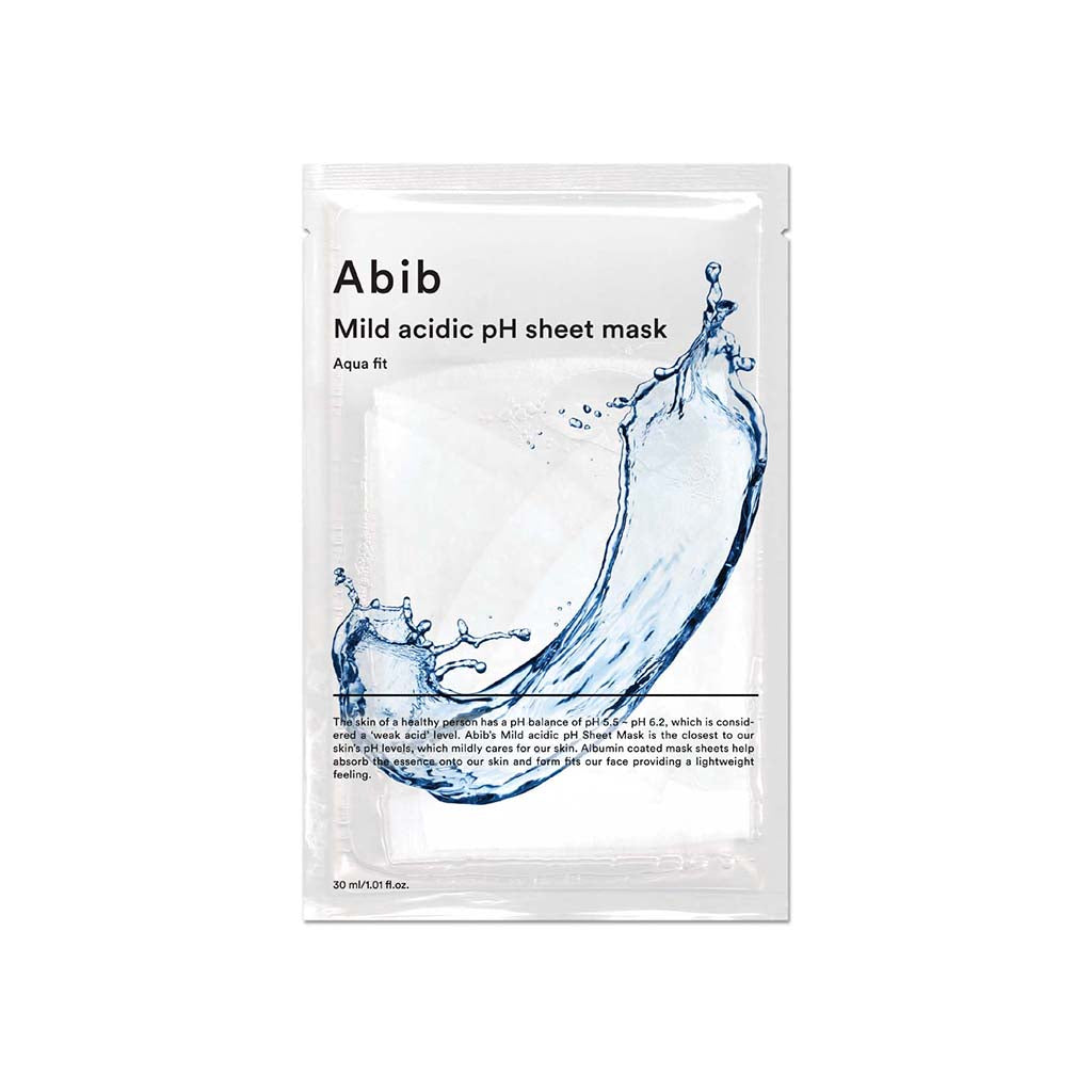 Abib Mild Acidic pH Sheet Mask Aqua Fit 10pcs