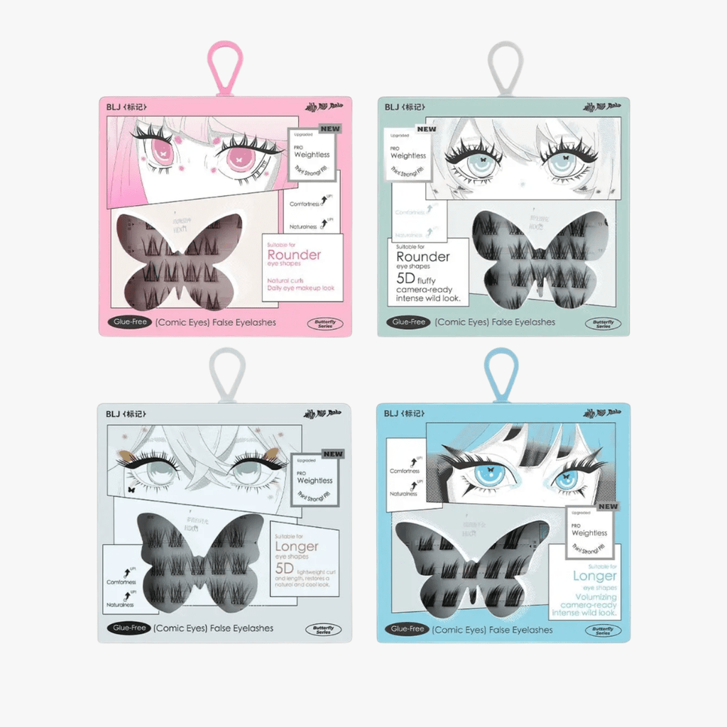BLJ Comic Eyes Glue-free False Eyelashes HD05 Sweet Grey Mermaid