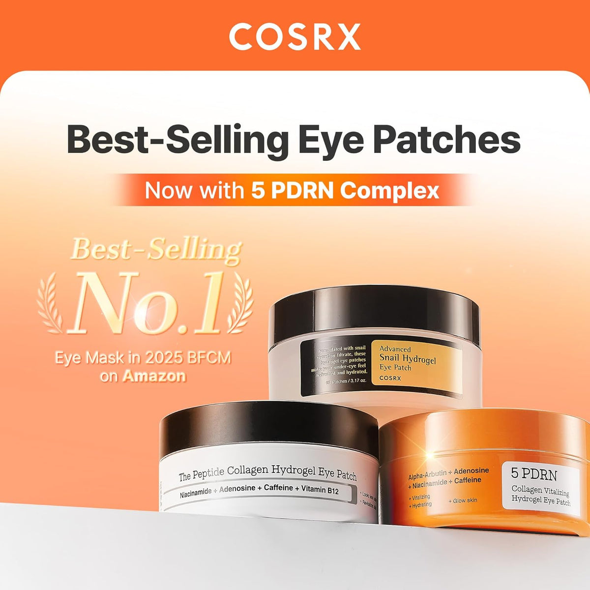COSRX 5 PDRN Collagen Vitalizing Hydrogel Eye Patch 60pcs