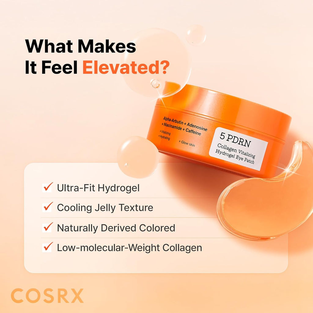 COSRX 5 PDRN Collagen Vitalizing Hydrogel Eye Patch 60pcs
