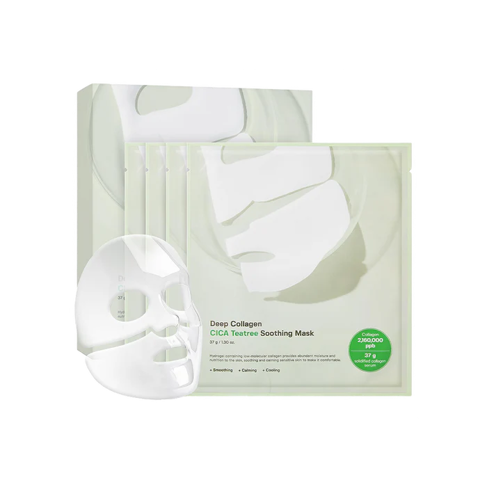 Sungboon Editor Deep Collagen Cica Teatree Soothing Mask (4 PCs)