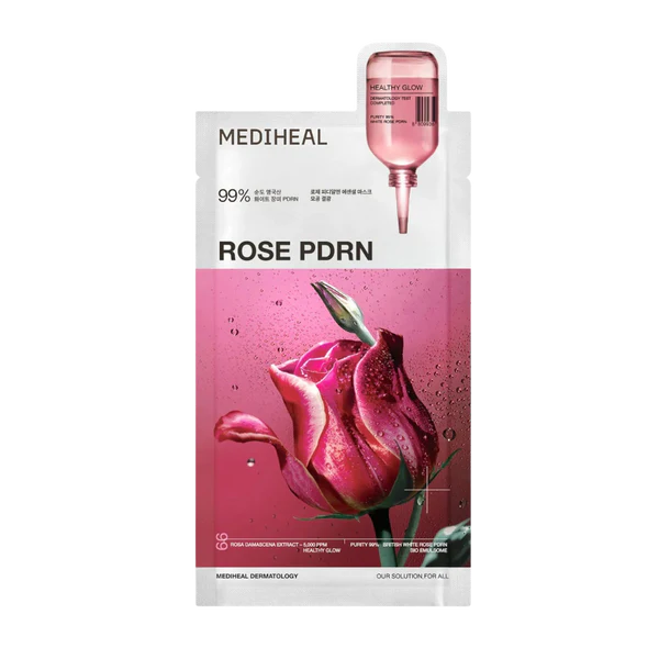 MEDIHEAL Rose PDRN Essential Mask (10 PCs)