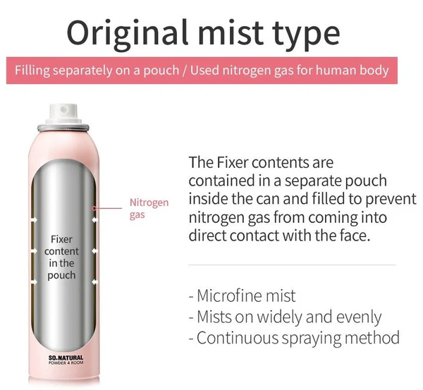 So Natural Makeup Setting Spray Fixx (75ml)