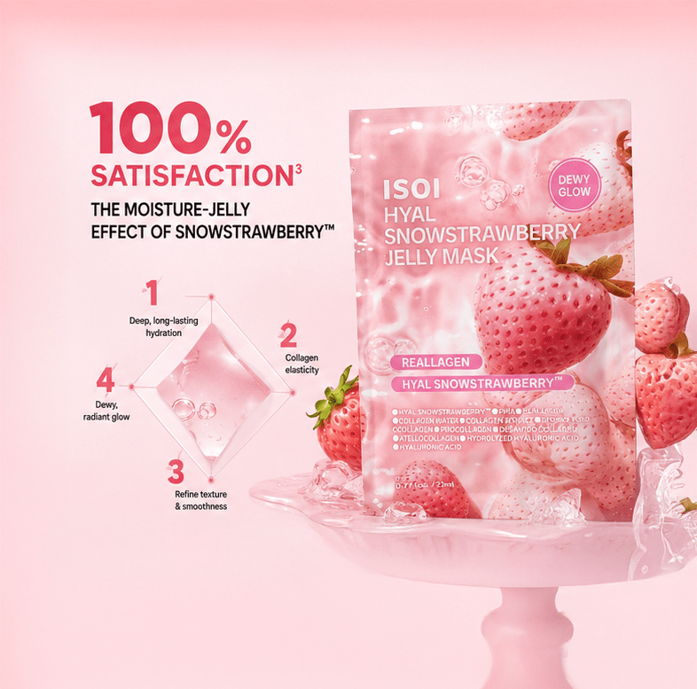 ISOI Hyal Snowstrawberry Jelly Mask (10)