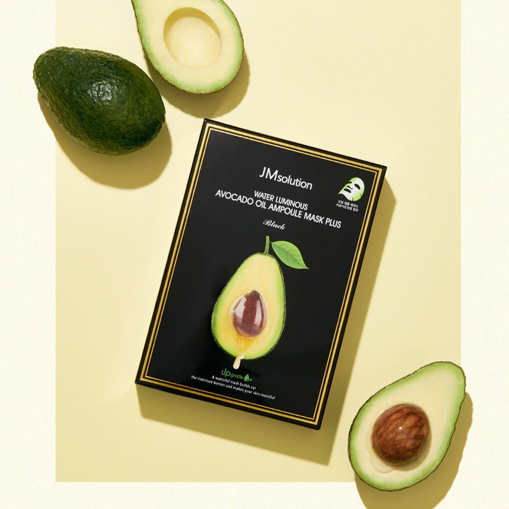 JM Water Luminous Avocado Oil Ampoule Mask (10)