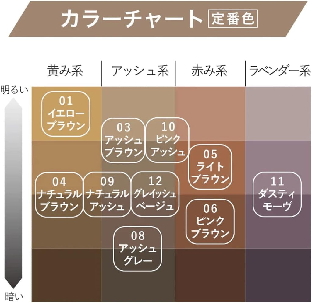 KISS ME Heavy Rotation Coloring Eyebrow EX 08 Ash Gray