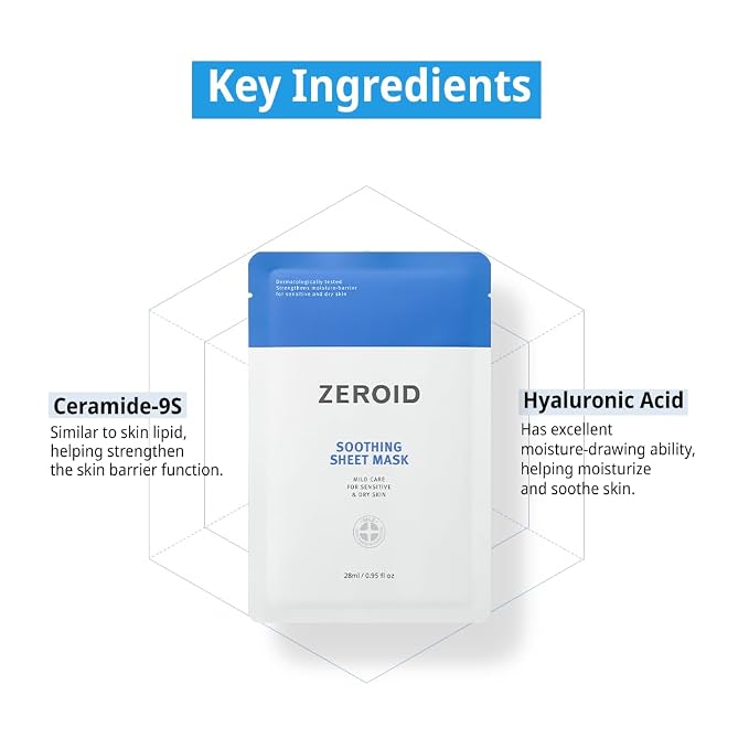 ZEROID Soothing Mask Sheet (5 PCS)
